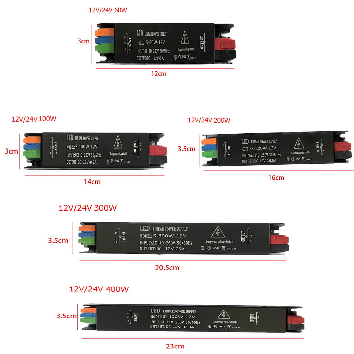 AC 110V 220V to DC 12V 24V LED - Smps Power Supply recension och pris