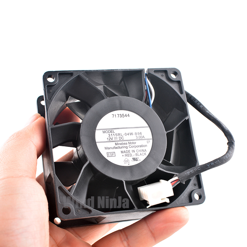 (2Pcs)  80mm Dual Ball Bearing - Server Power Supply recension och pris