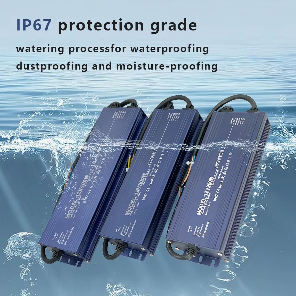 IP67 Waterproof Input 110V-265 - Power Supply 500W recension och pris