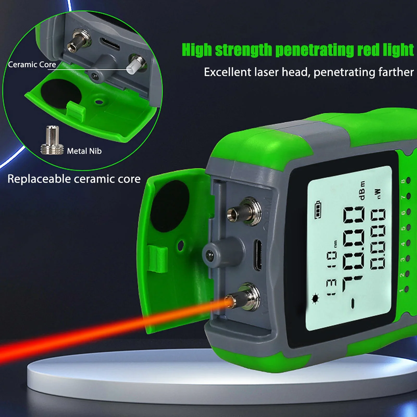 Red Light  Optic Cable Power T - Power Supply Tester recension och pris